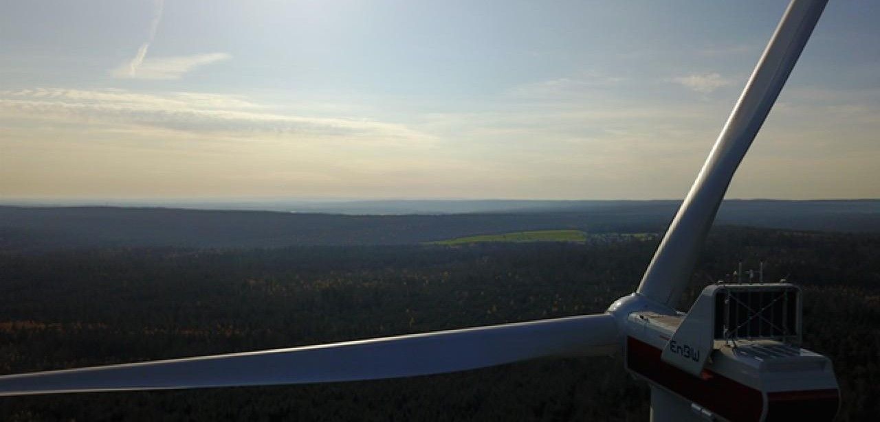 Windpark Grömbach produziert jährlich 16.600 MWh sauberen Strom (Foto: Andre Klebe, Vestas Wind Systems A/S)