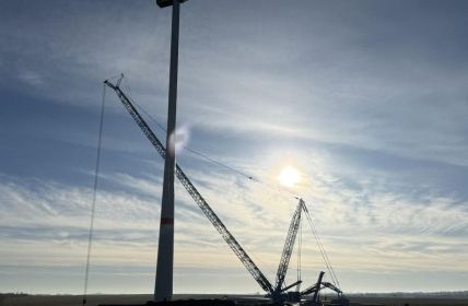 Repowering in Raßlitz mit zwei E-160 steigert Leistung (Foto: Enercon)